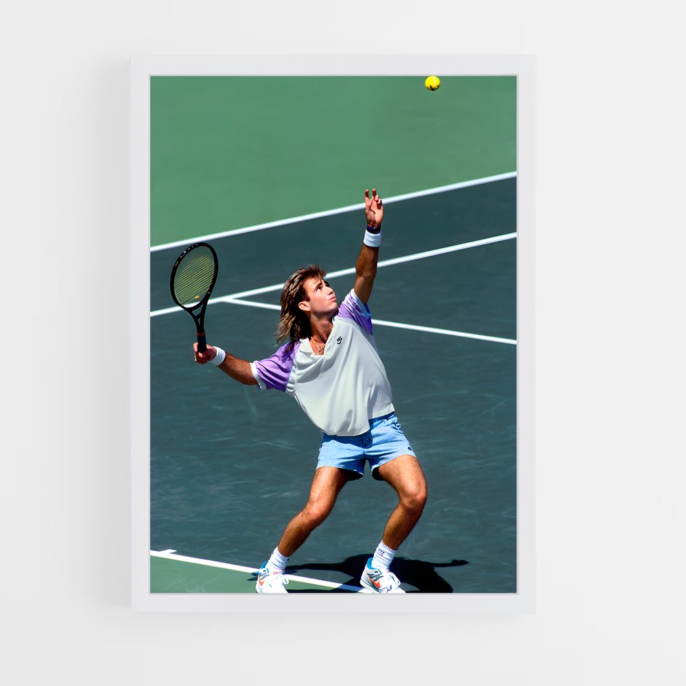 Poster agassi hommage – affiche Tennis (vue 3)
